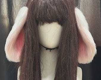 Diadema de corderito hecha a mano — Diadema colgante con orejas de conejo para cosplay