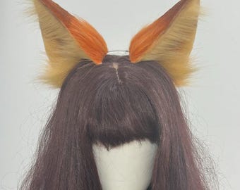 Handmade Furry Fox Ears Headband – Realistic Cosplay Accessory
