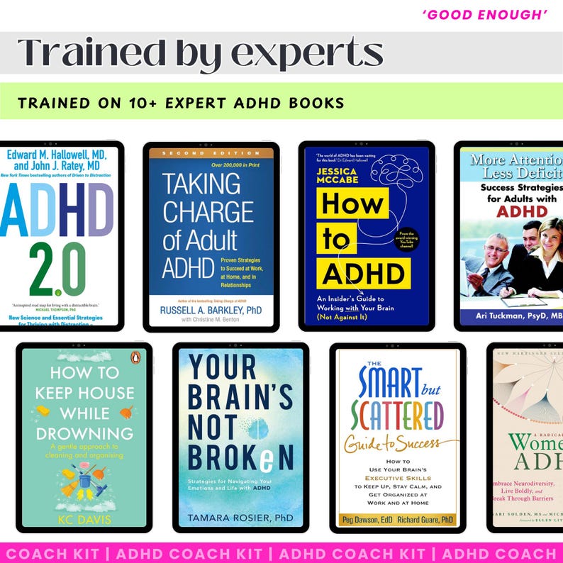 ADHD Coach for Adults 2026 | AI Executive Function Tool | ChatGPT AI Planner | Shame Free Support afbeelding 5