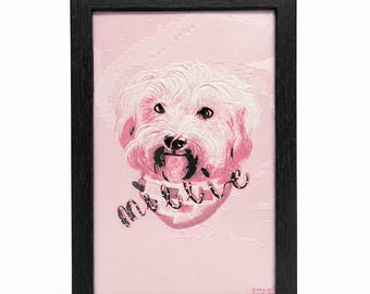 Custom 3D Portrait, Layered Photo Art, Personalized Pet, Memorial Keepsake Gift