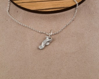 Seepferdchen Sterling Silber Anhänger Halskette