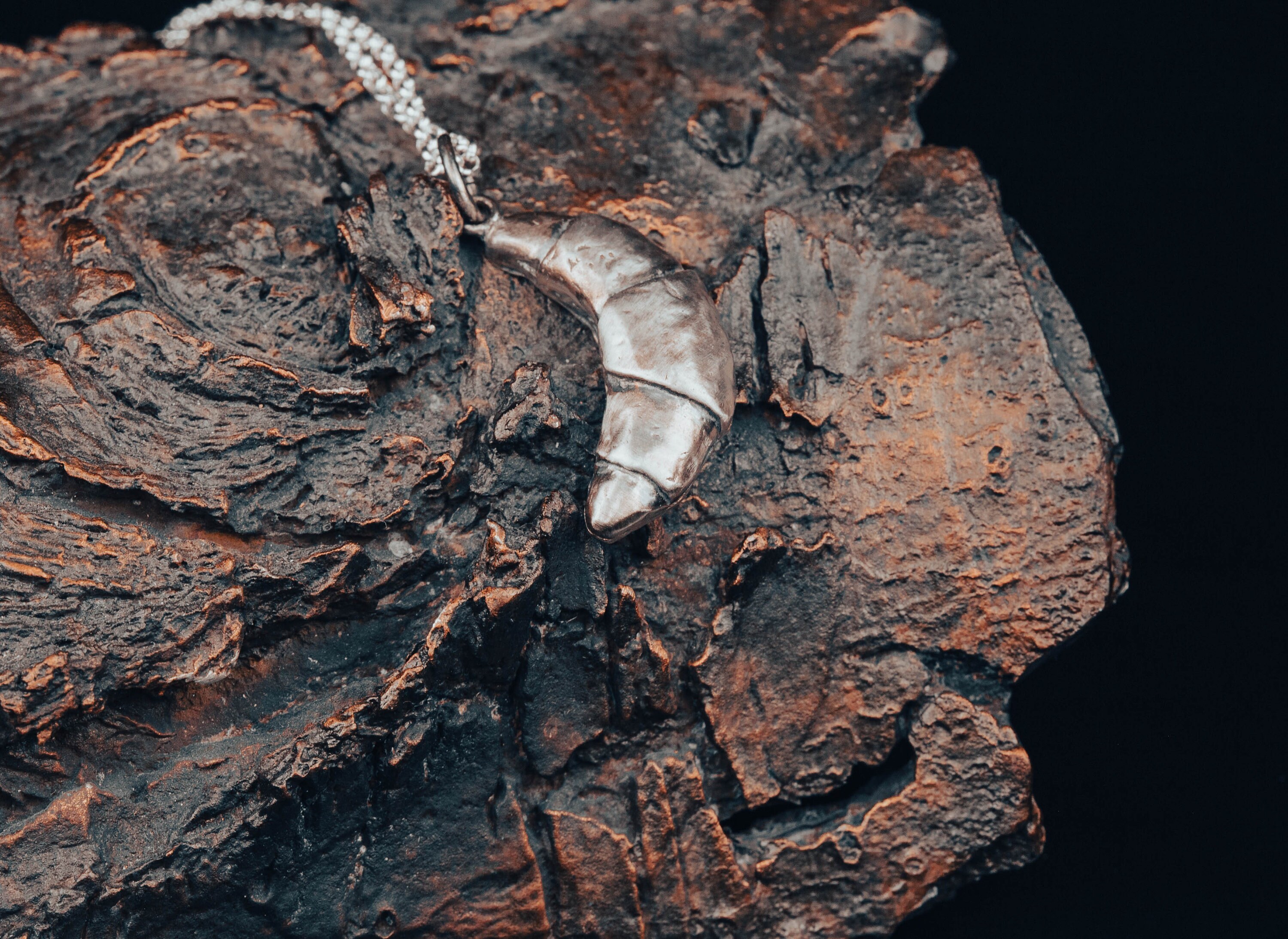 TATIANA☆[Silver925] Deli Croissant Necklace MUSINSA | TATIANA (Silver 925) Deli Croissant Necklace NZ2428