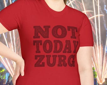 Camiseta de Zurg "Hoy no" / Camiseta de Toy Story Disney Vacation, Camiseta de Buzz Lightyear, Camiseta de Toy Story, Camiseta de Pixar, Camiseta de Zurg, Camiseta de Disney World