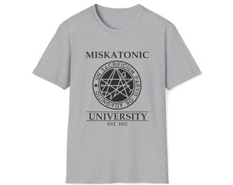 Camiseta de la Universidad de Miskatonic / Camiseta universitaria de terror de Lovecraft