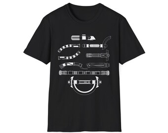 Camiseta de Star Wars con sables de luz del Lado Oscuro / Darth Vader Kylo Ren, Camisetas de Star Wars, Fans de Star Wars, Camiseta de vacaciones en Disney, Camiseta de Darth Vader