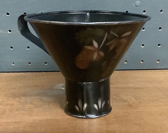 Funnel -- Antique Early American Stenciled and Bronzed Tinware  -- by Pat Virch
