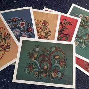Folio of 8 full-colored Rosemaling Designs BY Pat Virch Folio 2 image 2