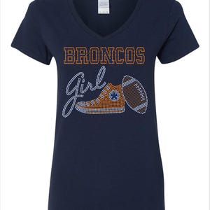 Denver broncos bling jersey hot sale