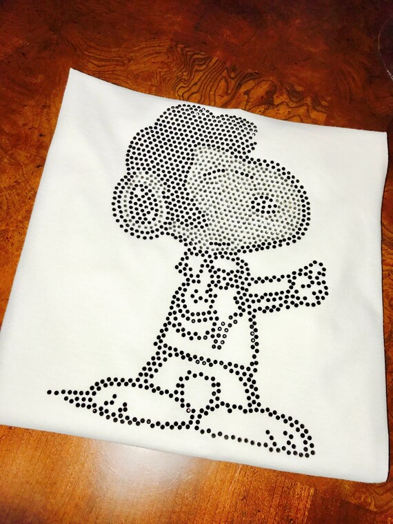 Elvis Presley Snoopy Rhinestone T Shirt Option Für Zitat Auf Etsy