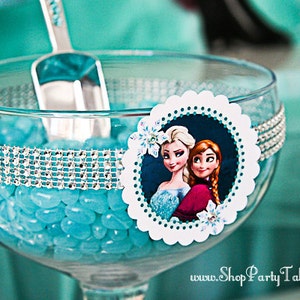 FROZEN Do you want to build a Snowman Olaf treat bags printable topper ziploc bags thank you for coming to my party image 3