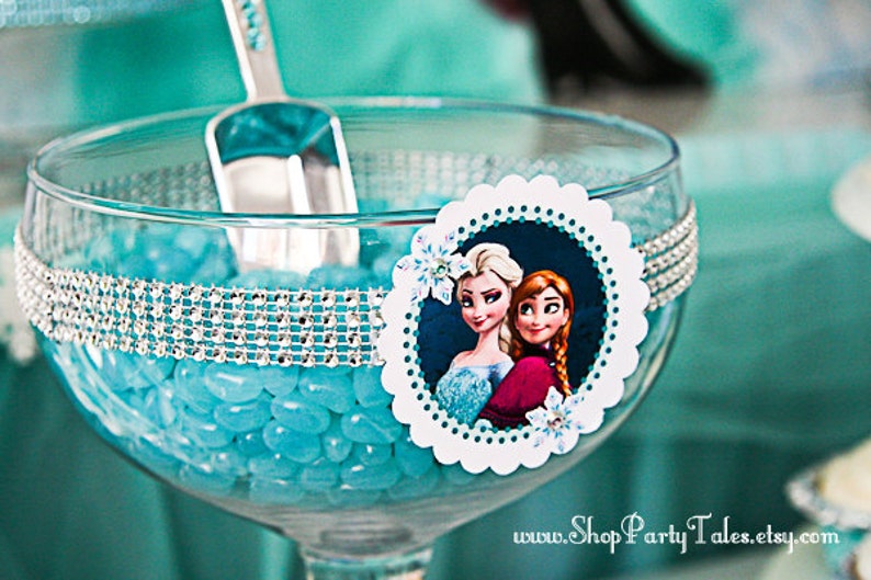 FROZEN Do you want to build a Snowman Olaf treat bags printable topper ziploc bags thank you for coming to my party image 3