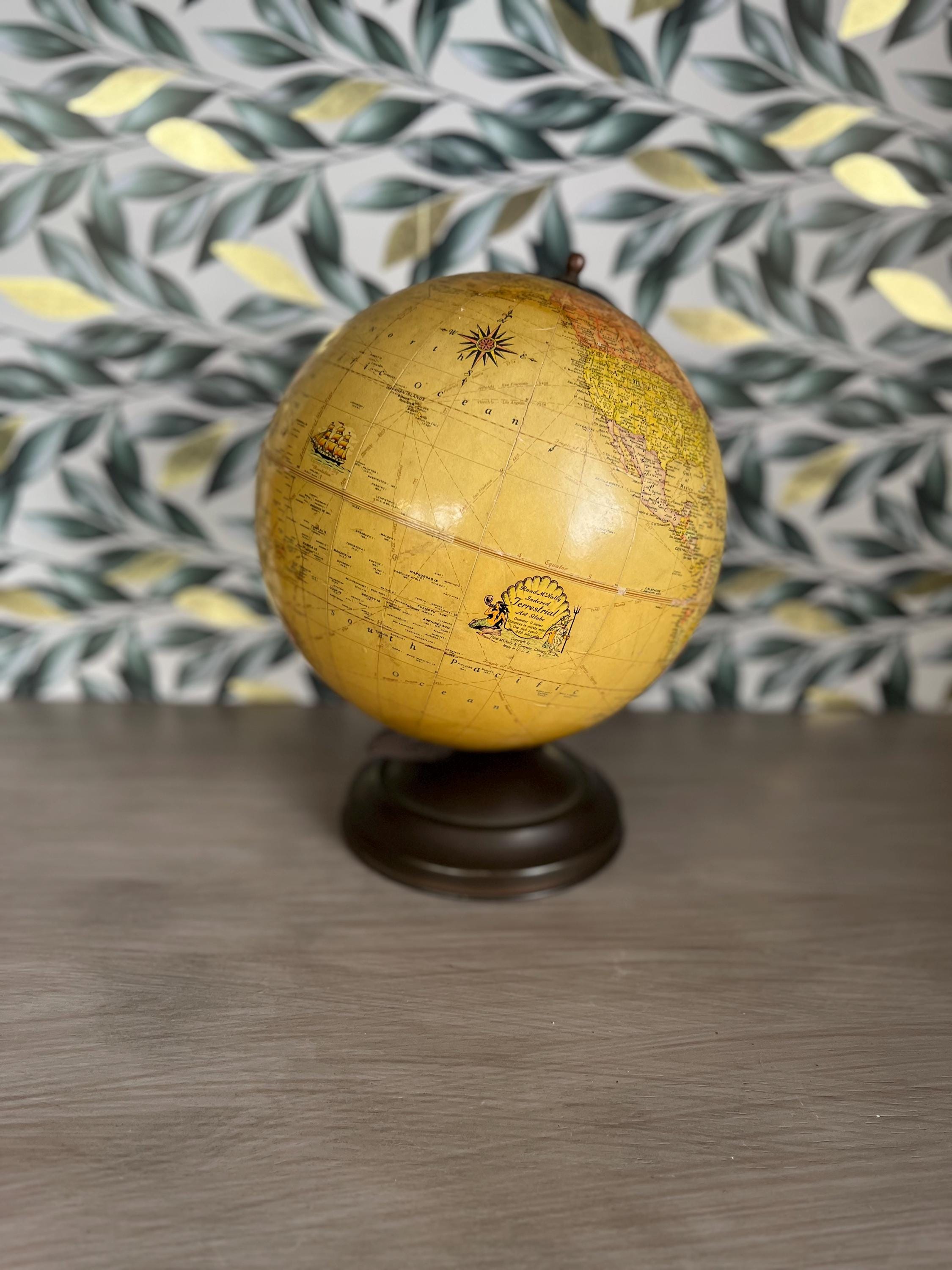Rand mcnally globe - Etsy 日本