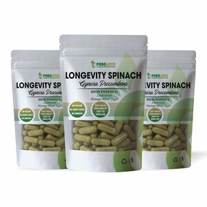 Langlebigkeit Spinat Extrakt Kapseln | 500 mg Vegane Kapseln | Pure Natural Organic Ergänzung