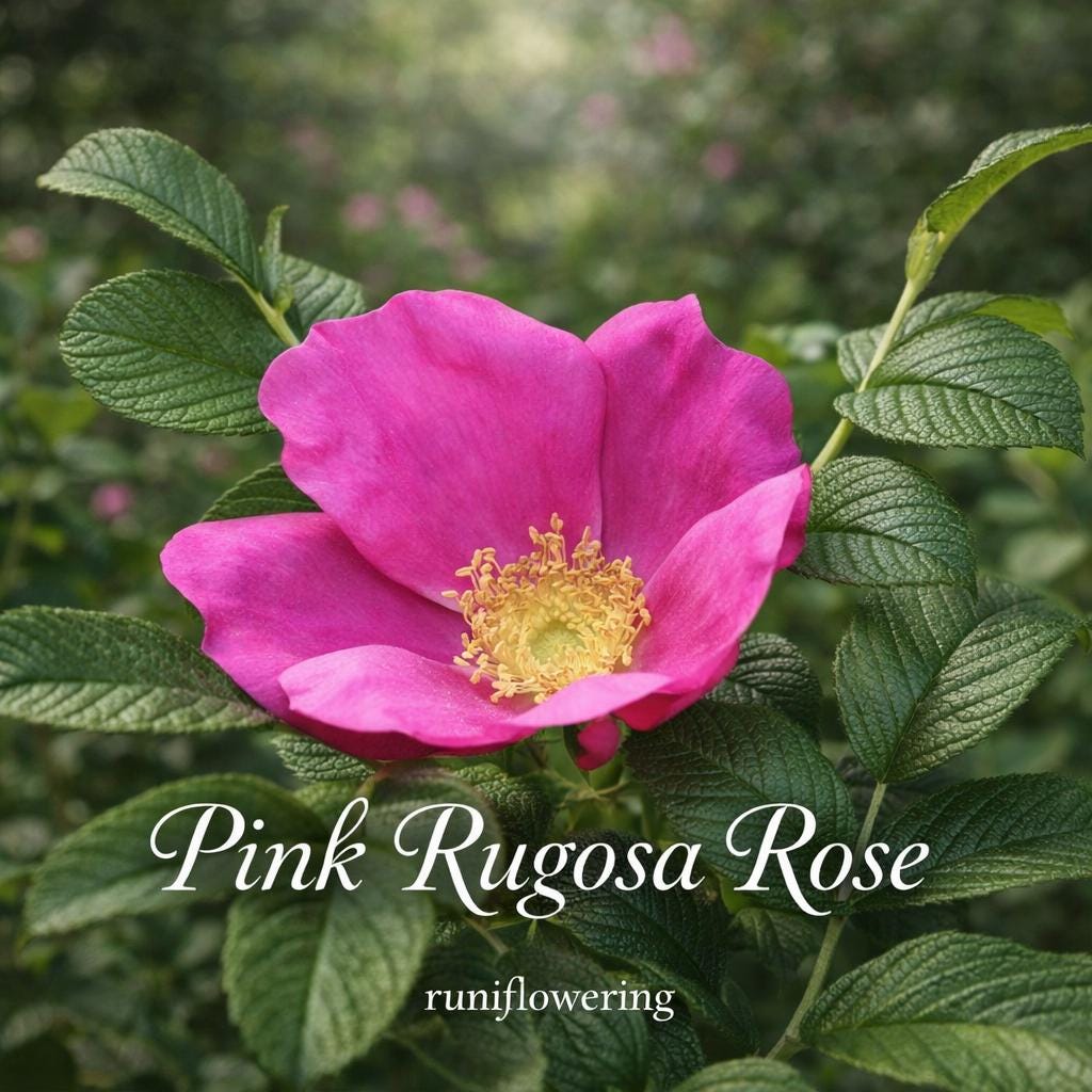 Fragrant Rugosa Roses 10 Pink Rugosa Rose Seeds, Fragrant Pink Blooms, Hardy Perennial Flower ...