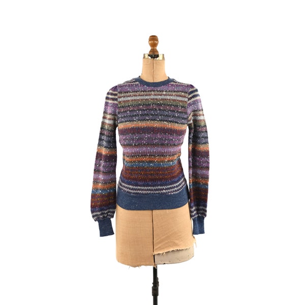SALTWATER SPACEDYE KNIT SWEATER