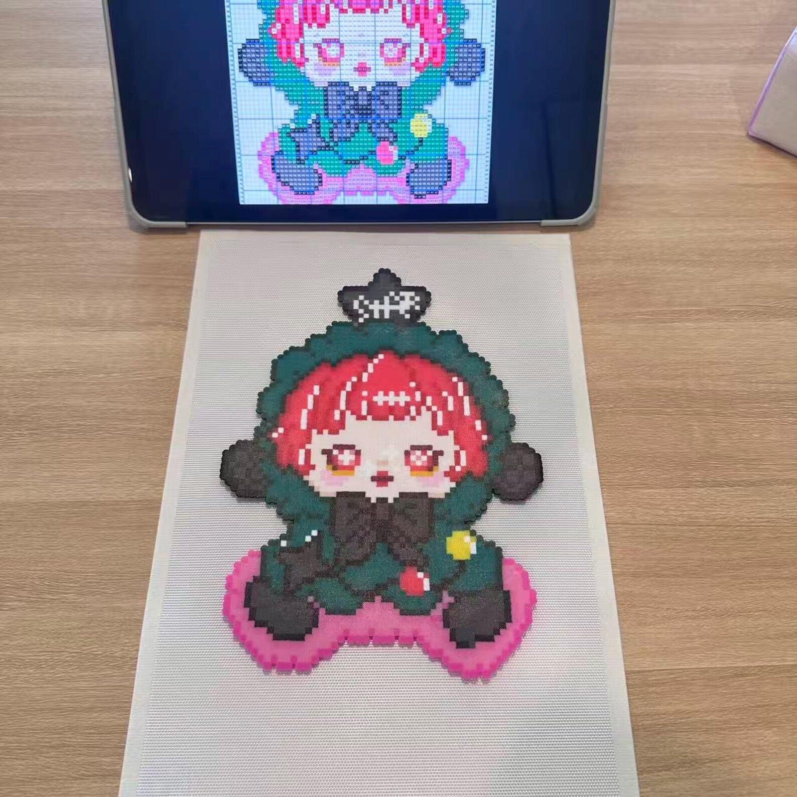 Cute Pixel Art Fridge Magnets, Kawaii Character Perler Bead Decor ...
