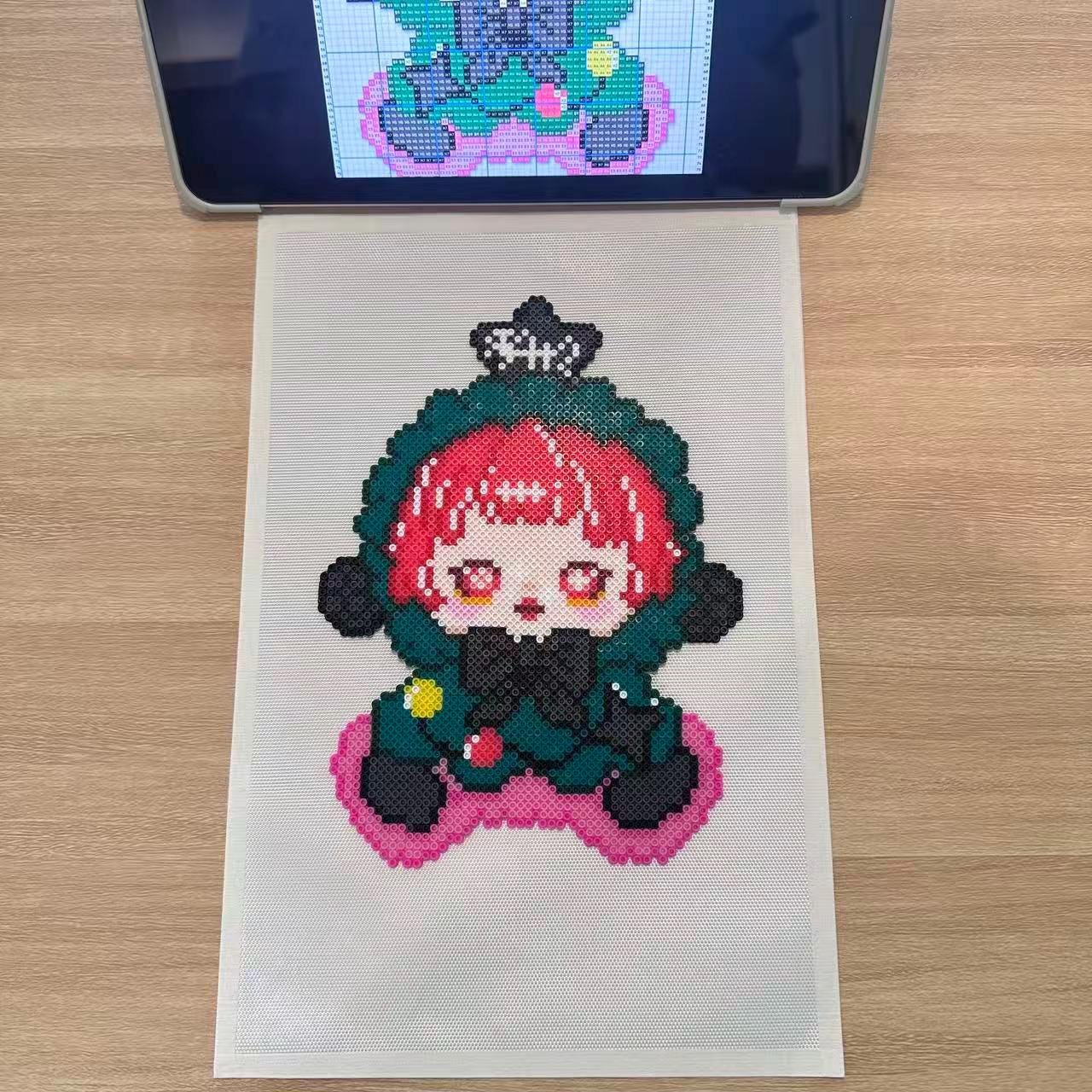 Cute Pixel Art Fridge Magnets, Kawaii Character Perler Bead Decor ...