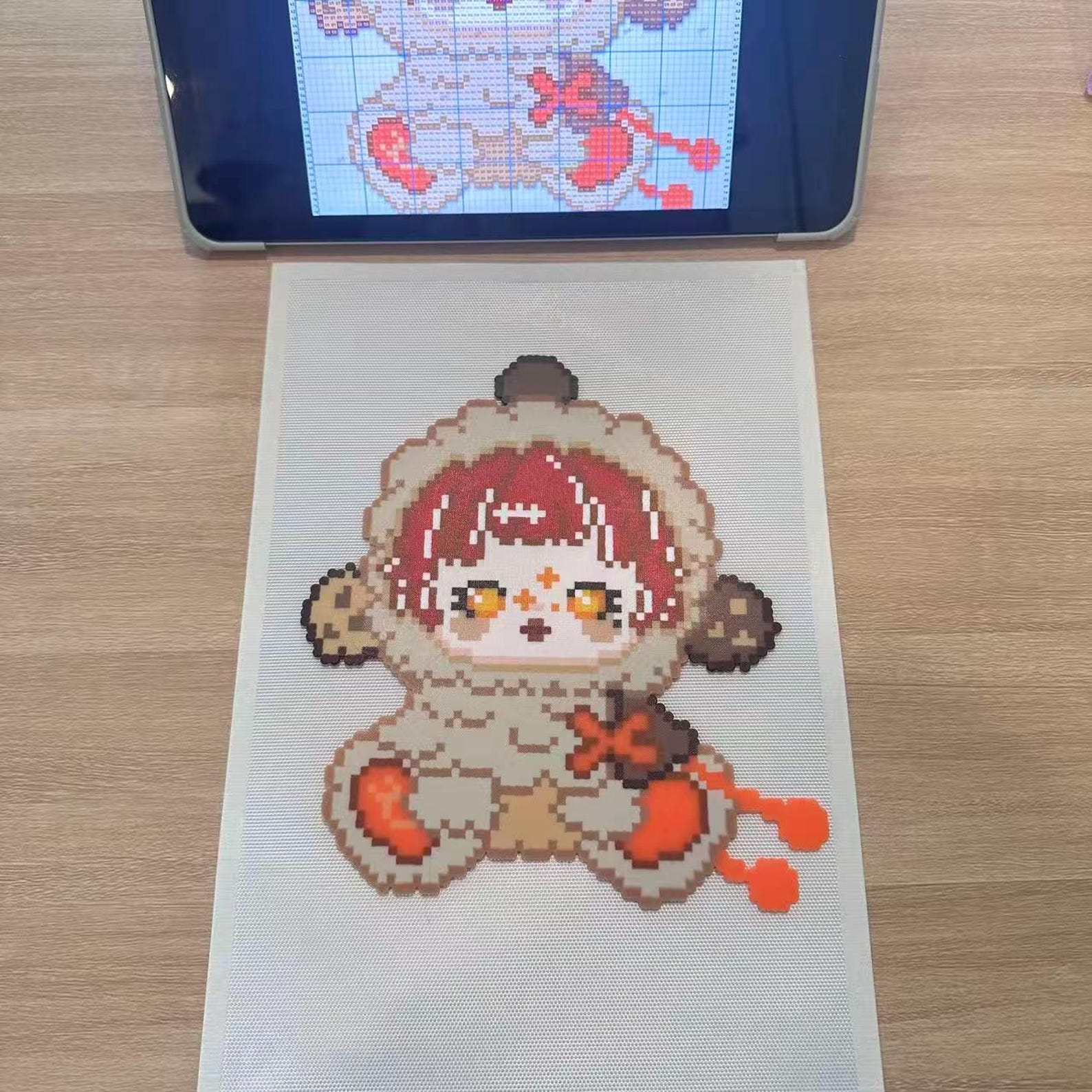 Cute Pixel Art Fridge Magnets, Kawaii Character Perler Bead Decor ...
