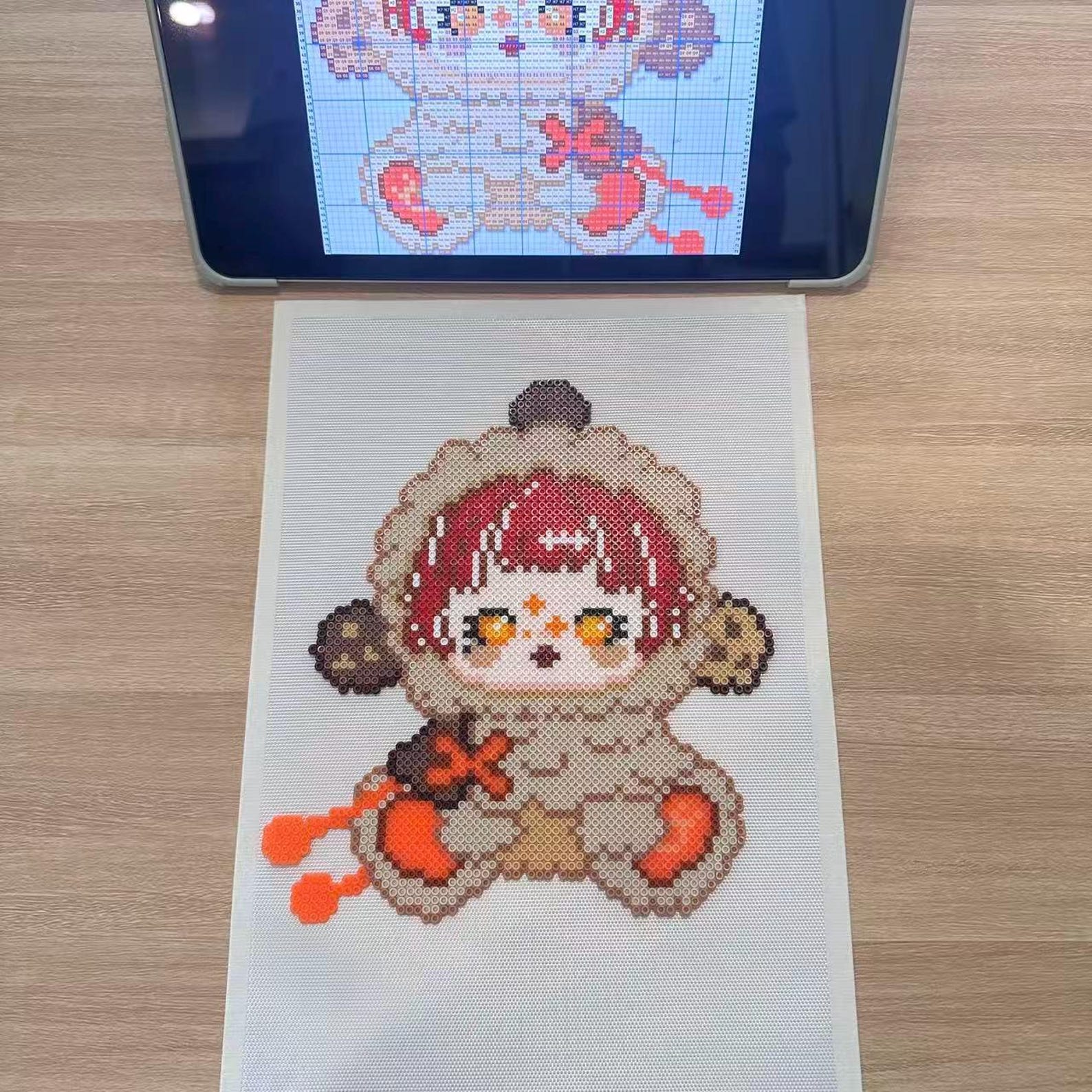 Cute Pixel Art Fridge Magnets, Kawaii Character Perler Bead Decor ...