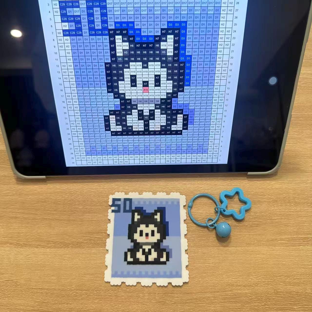 Pixel Handmade Things Handmade Pixel Art Dog Refrigerator Magnets, Custom Cute Puppy Perler ...