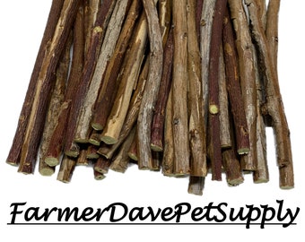 40 Blueberry Thin Sticks for Rabbits, Guinea Pigs, Chinchillas, Gerbils, and Hamsters