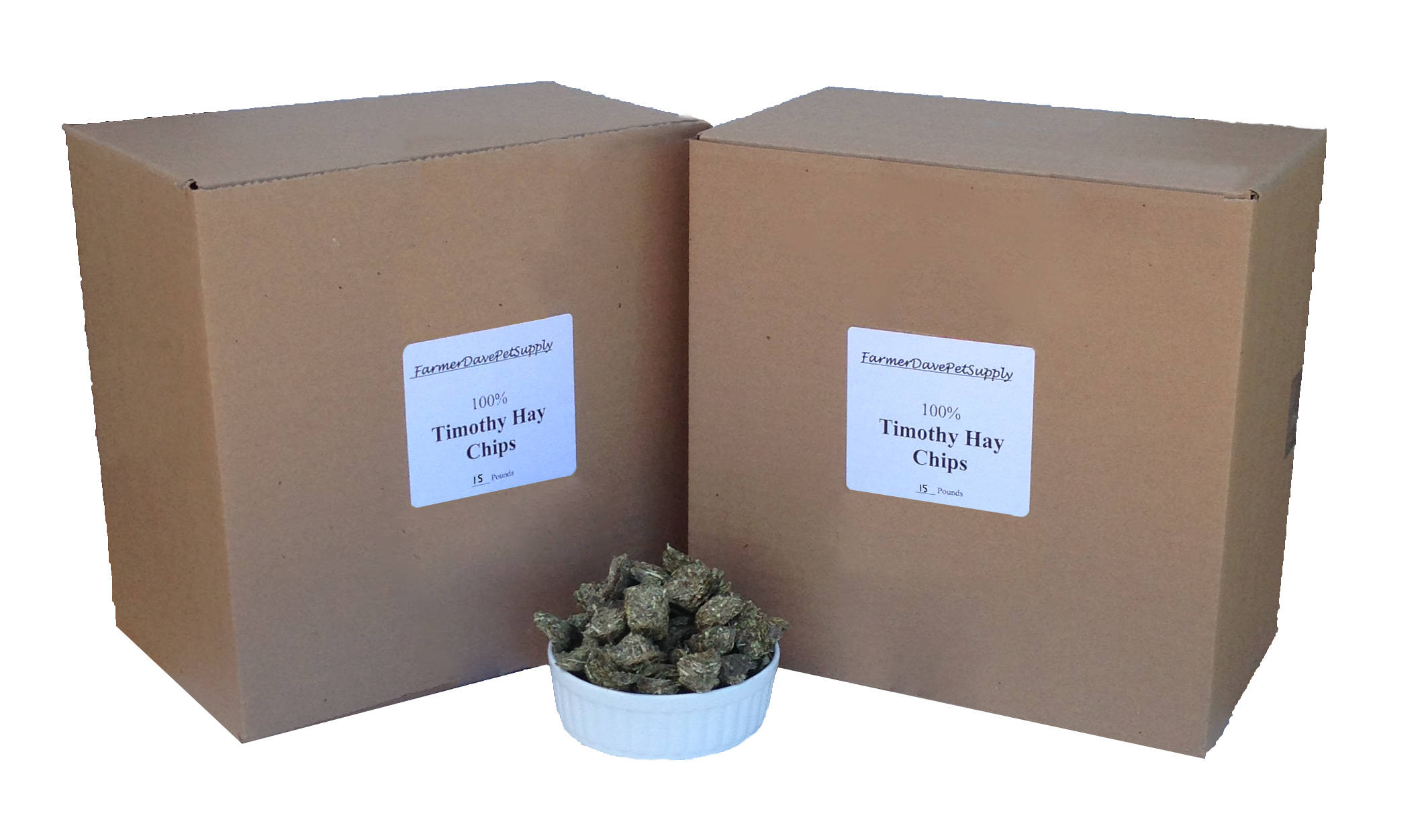30 lb. Timothy Hay Chips For Rabbits, Guinea Pigs, Chinchillas, & Other Animals
