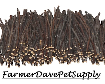 250 APPLE SKINNY STICKS for Rabbits, Guinea Pigs, Chinchillas, Gerbils, and Hamsters