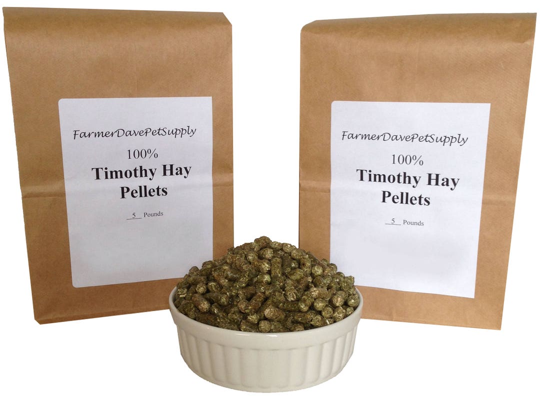 10 Lb. Timothy Hay PELLETS for Rabbits, Guinea Pigs, Chinchillas ...