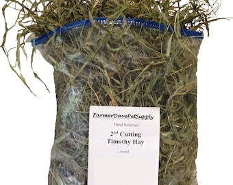 1 lb 2nd Cut Timothy Hay for Bunnies, Chinchillas, and Guinea Pigs