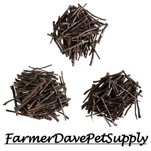 300 Apple Chew BITS & TIPS for Rabbits, Guinea Pigs, Chinchillas, Gerbils, and Hamsters