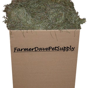 15 lb Premium 3rd Cut  Timothy Hay &quot;HAY-IN-A-BOX&quot; For Chinchillas, Guinea Pigs and Small Animals