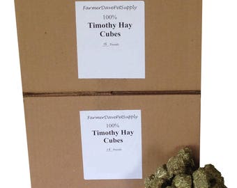 30 lb. Timothy Hay Mini-Cubes