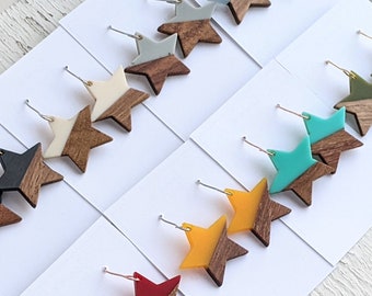 Wood Star Dangle Collection