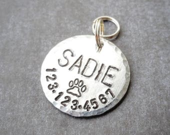 Dog Tags for Dogs, Dog ID Tag, Dog Name Tag, Dog Tag, Engraved Dog Tag, Custom Pet Tag, Personalized Pet Tag, Custom Dog Tag, Circle Dog Tag