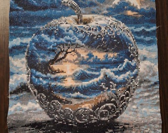 Fertiges Diamond Painting Sturmapfel