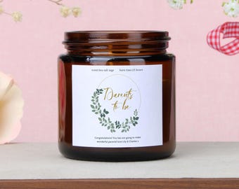 Parents To Be Gift Botanical Candle, Pregnancy Congratulations Gift - Personalised Gifts