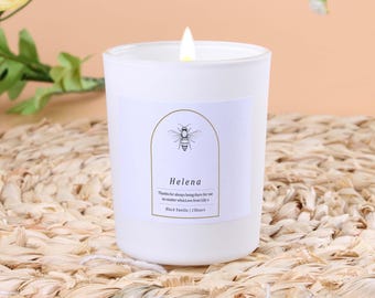Personalised Candle Gift for Her Bee - Birthday Gift for Friend, Birthday Gift for Her, Christmas Gift - Personalised Gifts