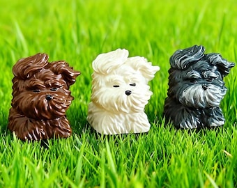 Handmade Resin Puppy 3D Keycap | 25mm Tall, Multi-Color, Collector's Novelty Esc Keycap