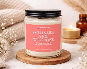 Smells Like A Job Well Done Pensioenkaars, volgend hoofdstuk cadeau voor gepensioneerde, roze vrouwelijk decor