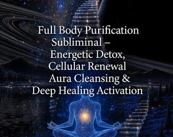 Full Body Purification Subliminal – Energetic Detox, Cellular Renewal, Aura Cleansing & Deep Healing Activation