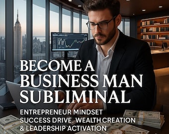 Become a Business Man Sublitial - Entrepreneur Mindset, Erfolgstreibsatz, Wohlstandsschöpfung und Mitarbeiterführungsbereitschaft