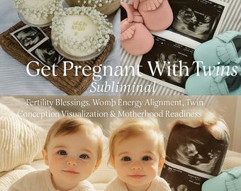 Twins Subliminal – Fertility Blessings, Womb Energy Alignment