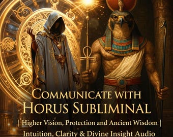 Horus Subliminal Audio | Ancient Wisdom, Intuition & Clarity (Digital Download)