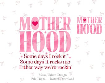 Motherhood PNG, Some Days I Rock It Png, Funny Mom Quote png, Mom Life png, Pink Aesthetic , Mother's Day PNG, Mama Design PNG, Mom 2026