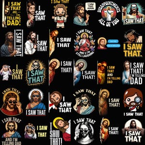 30 I Saw That Jesus Png, Religious Gifts Png, Meme Jesus Png, Funny Jesus Png, I Saw That Png, Funny Christian Png, Digital Dowload
