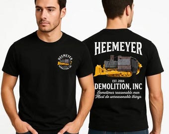 Comfort Colors® Heemeyer Demolition Inc Shirt, Vintage Graphic Marvin Heemeyer T-Shirt, Heavy Equipment Unisex Cotton Tee, Gift For Him