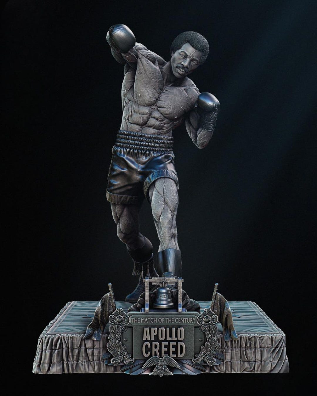 Apollo Creed – Sculpture | Boxing Champion STL Statue | Movie 3D Print ...