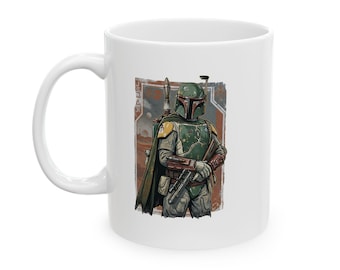 Boba Fett Inspired Ceramic Mug | 11oz 15oz