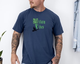 Villain Vibes T-shirt | Theme Park Villains Tee, Retro Villain Aesthetic