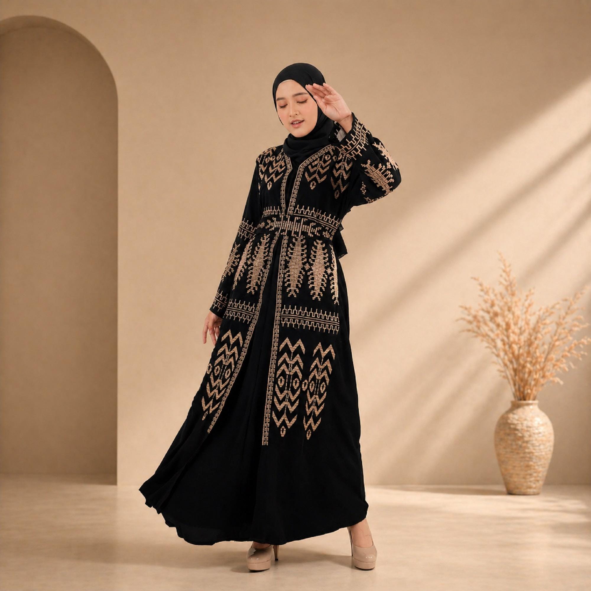 Muslim Turkish Maxi Dress - Etsy Muslim Turkish Maxi Dress - Etsy